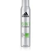 Dezodoranty i antyperspiranty męskie - Adidas 6 In 1 48H Anti-Perspirant Antyperspirant dla mężczyzn 200 ml - miniaturka - grafika 1