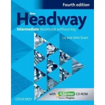 Soars Liz, Soars John New headway intermediate fourth edition workbook + ichecker without key - mamy na stanie, wyślemy natychmiast - Książki do nauki języka angielskiego - miniaturka - grafika 1