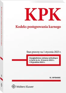 Kodeks postępowania karnego. Przepisy - Prawo - miniaturka - grafika 1