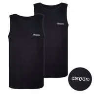 Koszulki męskie - Markowa koszulka męska Kappa na ramiączkach bawełna na lato sportowa 2pak M - miniaturka - grafika 1