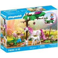 Klocki - Playmobil Magiczna stajnia jednorożców dla mamy i źrebaka 71839 - miniaturka - grafika 1