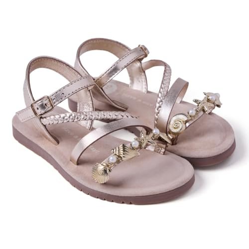 GIOSEPPO Erdut T-Strap, złoty, 9,5 UK dziecko