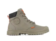 Botki damskie - Palladium Mixed Pampa SP20 Cuff WP+ Botki, Brązowe, 40,5 EU, br?zowy, 40.5 EU - miniaturka - grafika 1