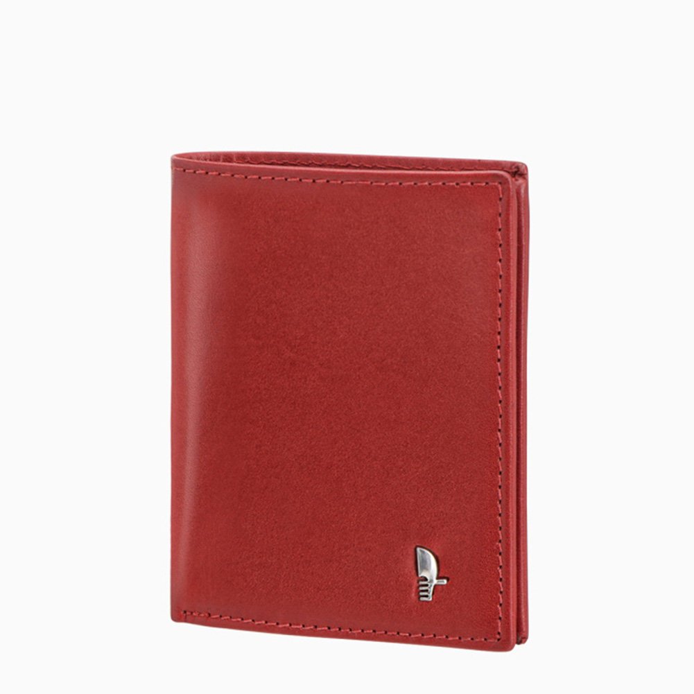 Portfel Damski Skórzany Czerwony PUCCINI Z Zamknięciem Na Magnes CR1810-3