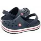 Buty dla chłopców - Klapki Crocband Clog K Navy/Red 207006-485 (CR251-a) Crocs - miniaturka - grafika 1