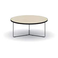 Sprzęt konferencyjny i radiowęzłowy - B2B Partner Okrągły stół konferencyjny TENDER, wysokość 275 mm, blat średnica 900 mm, naturalny dąb 498068 - miniaturka - grafika 1