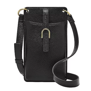 Fossil Torebka Damska Vada, Czarne Etui Na Telefon Litehide, Dł: 10,2 cm, Szer: 0,6 cm, Wys: 17,8 cm, Zb1893001 - Torebki damskie - miniaturka - grafika 1