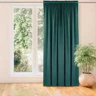 Zasłony - Zasłona VILA kolor morski styl klasyczny tunel 5 cm z grzywką 3 cm velvet 135x245 homede - CURT/HOM/VILA/VELVET/TUNNEL/F/30/MARI - miniaturka - grafika 1