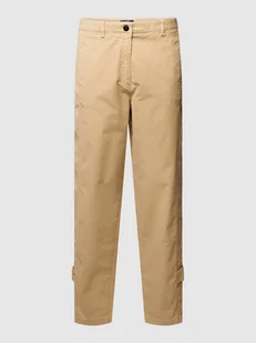 Spodnie na guzik i zamek błyskawiczny - Spodnie damskie - miniaturka - grafika 1