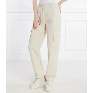 Tommy Jeans Spodnie cargo TJW HARPER HR CARGO PANT | Tapered fit - Spodnie damskie - miniaturka - grafika 1