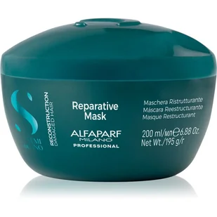 Alfaparf SEMI DI LINO RECONSTRUCTION Maska odbudowująca 200ml 0000061267 - Maski do włosów - miniaturka - grafika 2