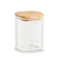 Pojemniki kuchenne - Kwadratowy słoik ze szczelnym wieczkiem, 900 ml - miniaturka - grafika 1