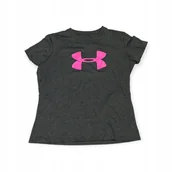 Koszulki dla dziewczynek - Koszulka dziewczęca rękawek UNDER ARMOUR 134 - miniaturka - grafika 1