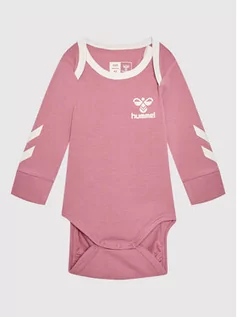 Body dla niemowląt - Hummel Body dziecięce Maule 214236 Różowy Regular Fit - grafika 1