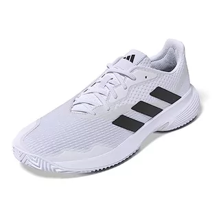 adidas Courtjam Control tenisówki męskie, Ftwr biały rdzeń czarny matowy srebrny, 40 2/3 EU - Trampki męskie - miniaturka - grafika 1