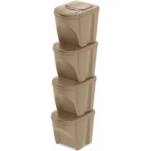 ŚMIETNIK KOSZE NA ŚMIECI 25 L SORTIBOX SET4 SZT. ECO WOOD - Kosze na śmieci - miniaturka - grafika 1
