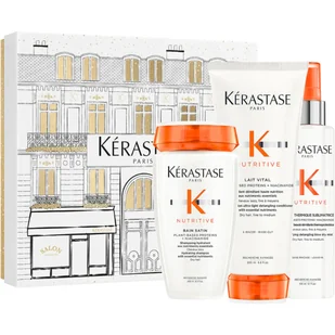 Kérastase zestaw: Nutritive Trio: Szampon + Odżywka + Mleczko - Zestawy kosmetyków damskich - miniaturka - grafika 1