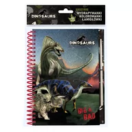 Zabawki kreatywne - notes kreatywny z wydrapywankami dinozaur 17 - miniaturka - grafika 1