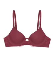 Biustonosze - Biustonosz Usztywniany z Fiszbiną Amourette Charm T WHP01 Bordowy 6926 - Triumph 85D Czerwony - miniaturka - grafika 1