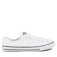 Trampki damskie - Trampki Converse Ctas Dainty Ox 564984C Biały - miniaturka - grafika 1