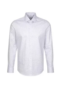 Seidensticker Męska koszula z długim rękawem Extra Slim Fit, jasnoniebieski, 38 - Koszule męskie - miniaturka - grafika 1