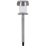 Lampy ogrodowe - LAMPKA DO OGRODU SOLARNA STAL H35CM 339045 - miniaturka - grafika 1
