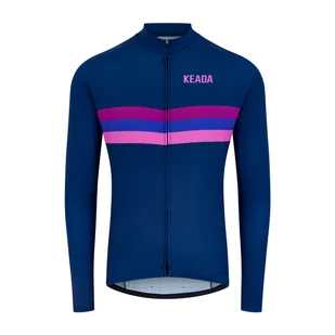 Męska koszulka rowerowa z długim rękawem - Sunset - Bluzy na rower - miniaturka - grafika 1
