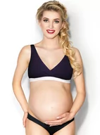 Biustonosze ciążowe - Biustonosz ciążowy do karmienia - Lilly Granatowy - Granatowy - M - miniaturka - grafika 1