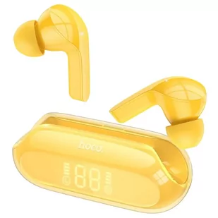 HOCO TWS Bright true ENC EW39 żółte - Słuchawki - miniaturka - grafika 1