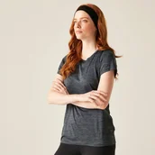 Koszulki i topy damskie - Regatta Koszulka damska Fingal Edition Czarny, Rozmiar: 46 - miniaturka - grafika 1