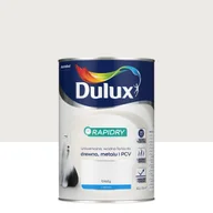 Emalie - Emalia akrylowa do drewna, metalu i PCV Rapidry biała mat 1 l Dulux - miniaturka - grafika 1