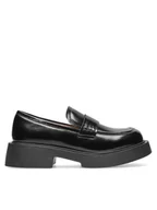 Półbuty damskie - Badura Loafersy WFA2588-1Z Czarny - miniaturka - grafika 1