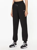 Spodnie sportowe damskie - Fila Spodnie dresowe FAW0559 Czarny Relaxed Fit - miniaturka - grafika 1