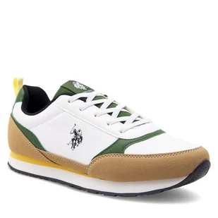 Sneakersy U.S. Polo Assn. NOBIK013A Biały - Buty dla chłopców - miniaturka - grafika 1