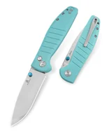 Noże - Nóż składany Bestechman Goodboy Tiffany Blue G10, Satin / Stonewashed D2 by Keanu Alfaro (BMK04B) - miniaturka - grafika 1