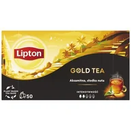 Herbata - Lipton Gold Tea Herbata czarna aromatyzowana 75g 50 torebek - miniaturka - grafika 1