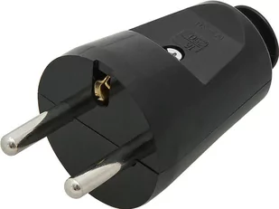 2285# Wtyczka wt-30 prosta czarna - Wtyczki i adaptery - miniaturka - grafika 1