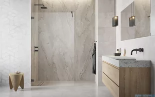 Radaway Essenza Pro Brushed GunMetal 135x200 kabina Walk-in szczotkowany grafit 10103135-92-01 - Kabiny prysznicowe Radaway Essenza Pro Brushed GunMetal 135x200 kabina Walk-in szczotkowany grafit 10103135-92-01 - Kabiny prysznicowe - miniaturka - grafika 3