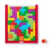 Układanki dla dzieci - WOODY Tetris układanka puzzle WD91918 - miniaturka - grafika 1