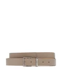 Paski - Calvin Klein Pasek Damski Branded Loop Square Belt 2.5 K60K612866 Beżowy - miniaturka - grafika 1