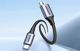 Kabel USB-C do Micro USB UGREEN 15231, 0.5m (gwiezdna szarość) - Kable Kabel USB-C do Micro USB UGREEN 15231, 0.5m (gwiezdna szarość) - Kable - miniaturka - grafika 2