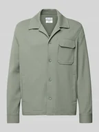 Kurtki męskie - Kurtka koszulowa z kołnierzem z połami - miniaturka - grafika 1