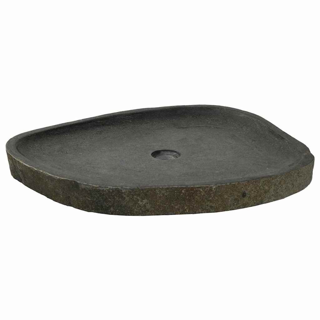 vidaXL Umywalka Szary (55-65) x (40-50) x 6 cm Kamień rzeczny