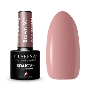 Claresa Claresa, lakier hybrydowy 302, 5 ml - Lakiery hybrydowe - miniaturka - grafika 1
