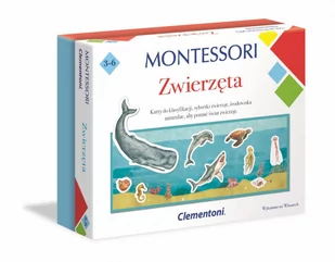 Clementoni Montessori Zwierzęta 50646 - Gry planszowe - miniaturka - grafika 1