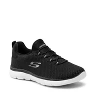 Sneakersy damskie - SKECHERS Sneakersy Bright Bezel 149204/BKSL Black/Silver - miniaturka - grafika 1