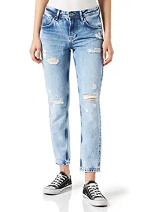 Pepe Jeans Fioletowe spodnie damskie, Blue (Denim-wr7), 27W - Spodnie damskie - miniaturka - grafika 1