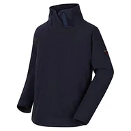 Kurtki i płaszcze dla dziewczynek - Regatta Unisex dzieci Harika kołnierz welur polar sweter polar granatowy M - miniaturka - grafika 1