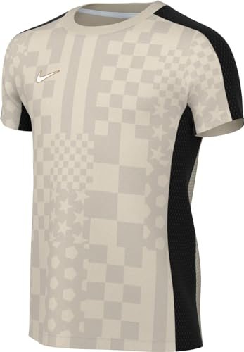 Nike Unisex dziecięce K Nk Df ACD Ss Top Gx, Lt Orewood BRN/Black/White, FN8388-104, XS