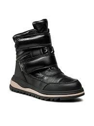 Geox Adelhide Śniegowce Dziecięce Czarne 28 Ż1E